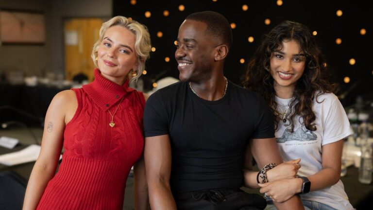 Millie Gibson, Ncuti Gatwa & Varada Sethu Doctor Who Table Read