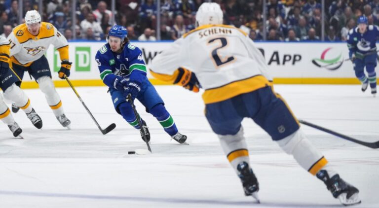 Canucks vs. Predators Stanley Cup Playoffs Round 1