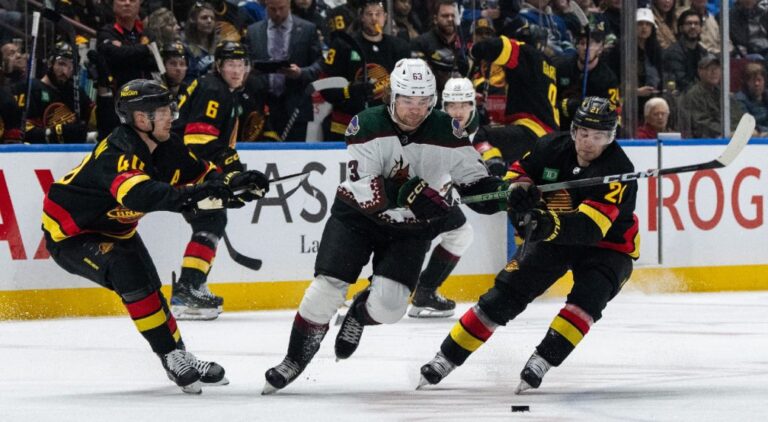 Logan Cooley Scores OT Winner as Coyotes Beat Canucks