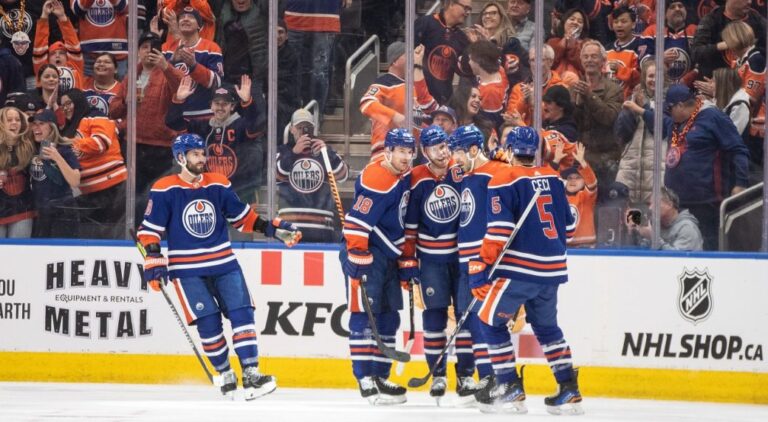 McDavid, Kane each score two as Oilers clinch playoff spot