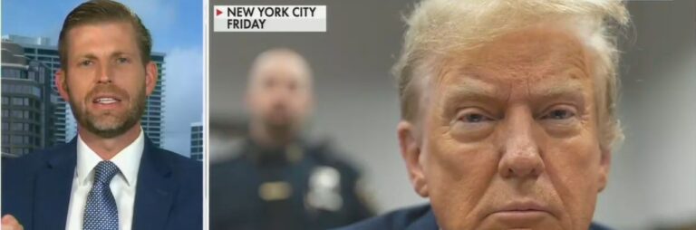 Eric Trump’s Panic Over Hush Money Trial