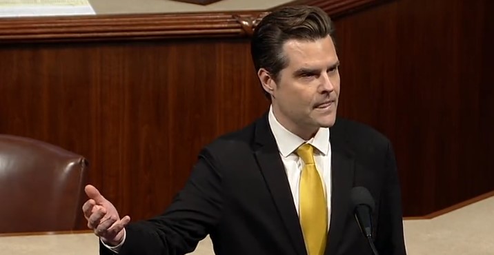 Rep. Gaetz Opposes Ukraine Aid, Hesitant About Ousting Speaker Johnson