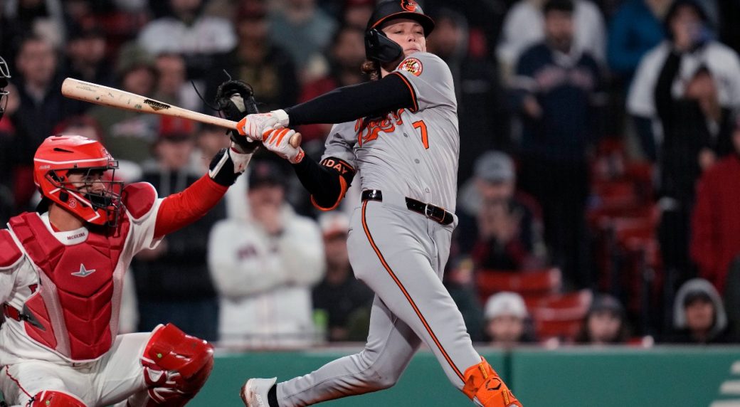 Colton Cowser hits 2 HRs as Orioles sweep Red Sox