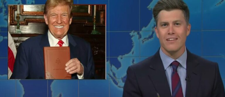 SNL’s Weekend Update Mocks Trump’s Bible Sales