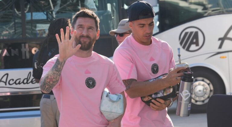 Lionel Messi Attends Miami Heat Playoff Game