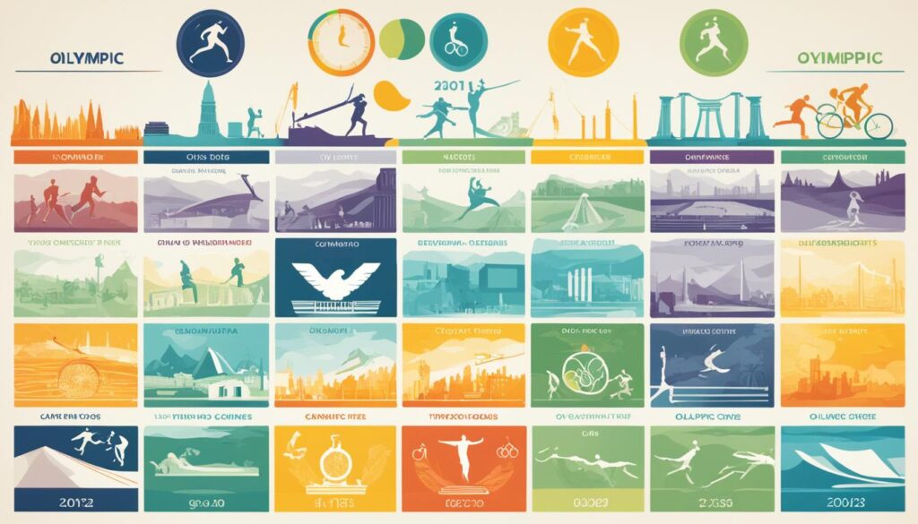 Olympics through the years