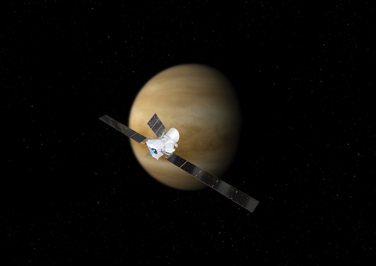 BepiColombo data reveals gases escaping Venus