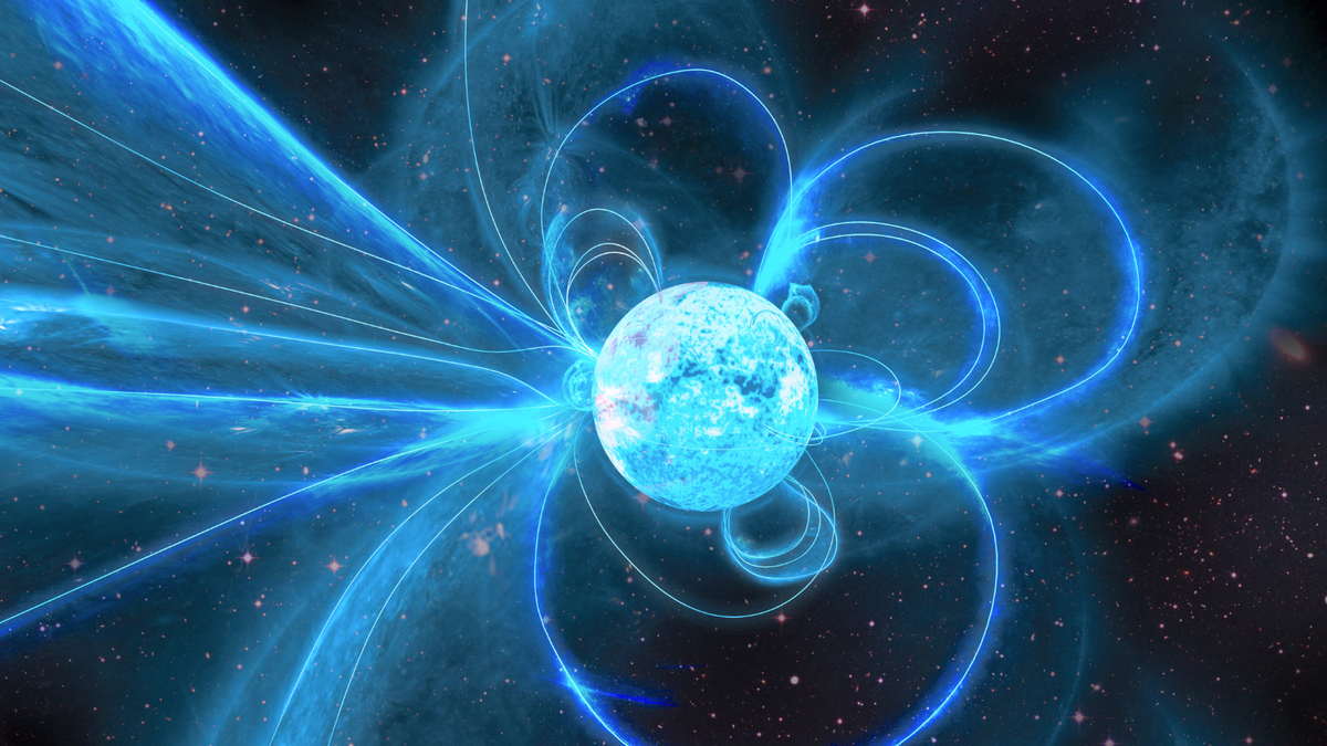 Unexpected radio signals reveal enigmatic neutron star.