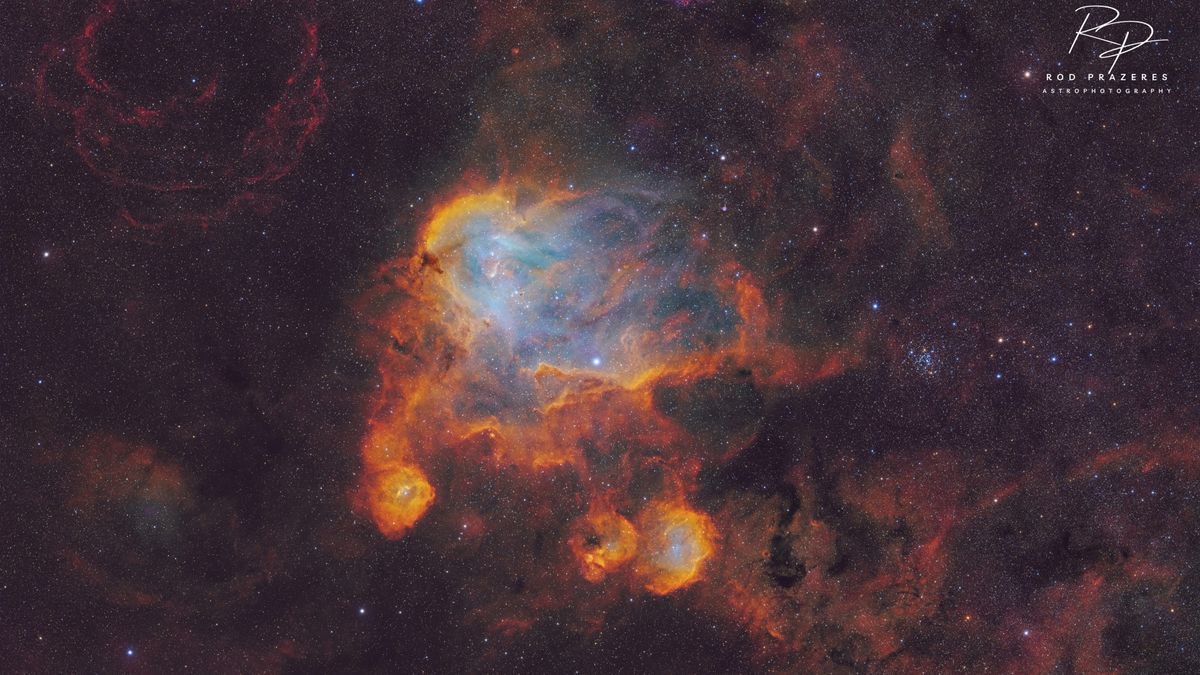 Stunning View of Running Chicken Nebula
