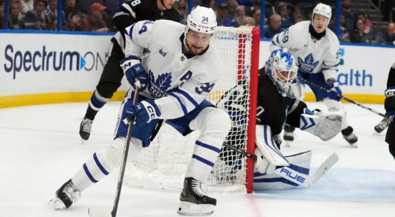 Auston Matthews falls short in pursuit of 70th goal.