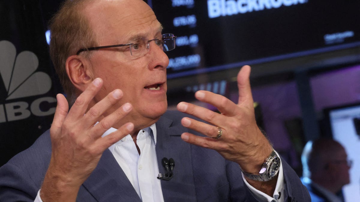 BlackRock CEO Fink: Inflation of 2.8-3% a Win