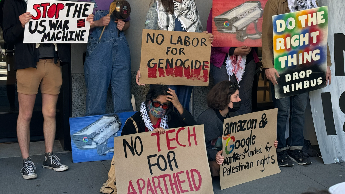 Nine Google workers arrested for protesting Israeli contracts