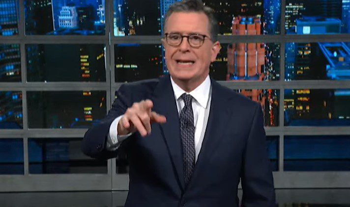Stephen Colbert Mocks Trump’s Surprise Speeches