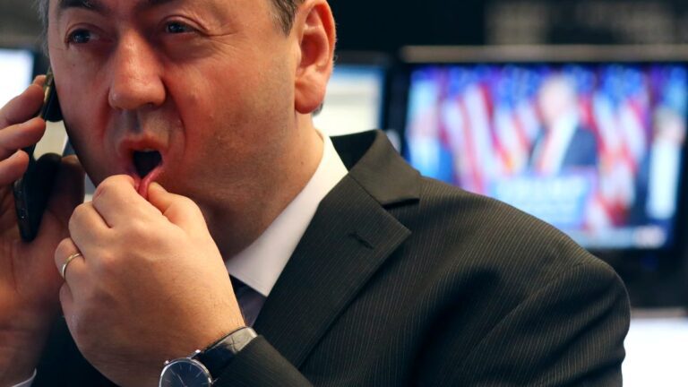 Dow Surges 450 Points, Tesla Stocks Decline