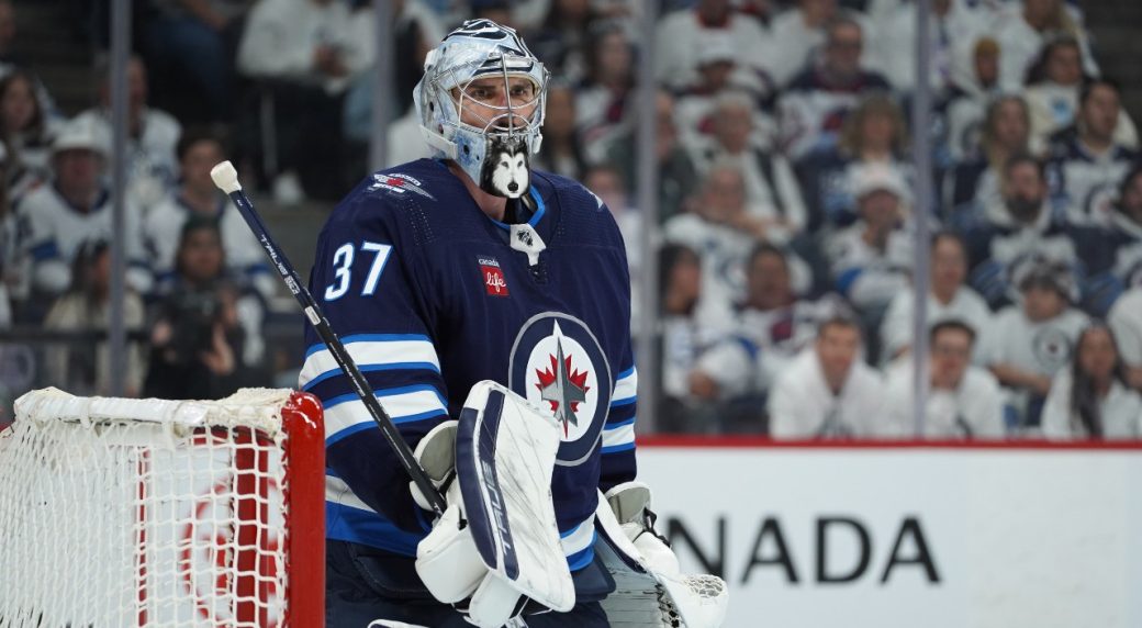 Hellebuyck steals the show in Jets’ wild win