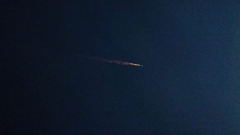 Chinese Space Junk Falls to Earth Over California