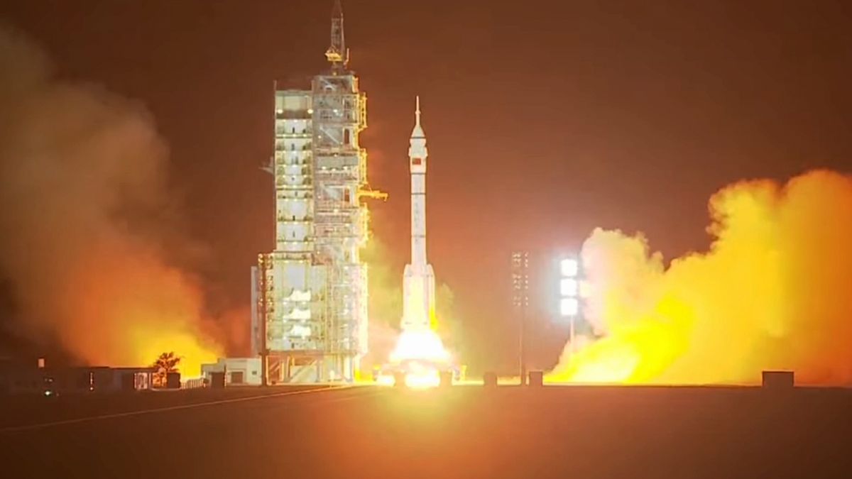 China launches Shenzhou 18 crew to Tiangong