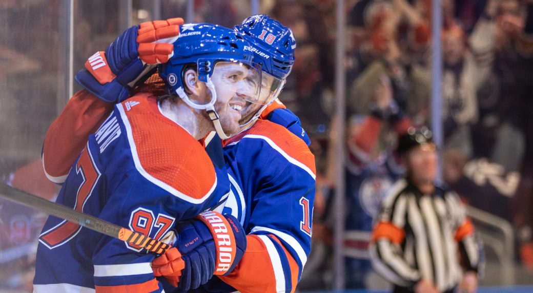 Oilers Dominate Sharks 9-2 at Home
