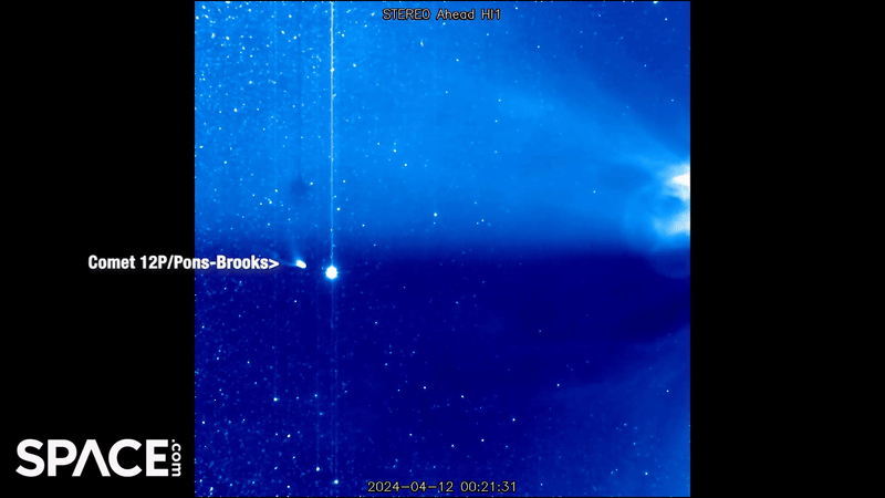 NASA Observes ‘Devil Comet’ 12P/Pons-Brooks Approaching Sun