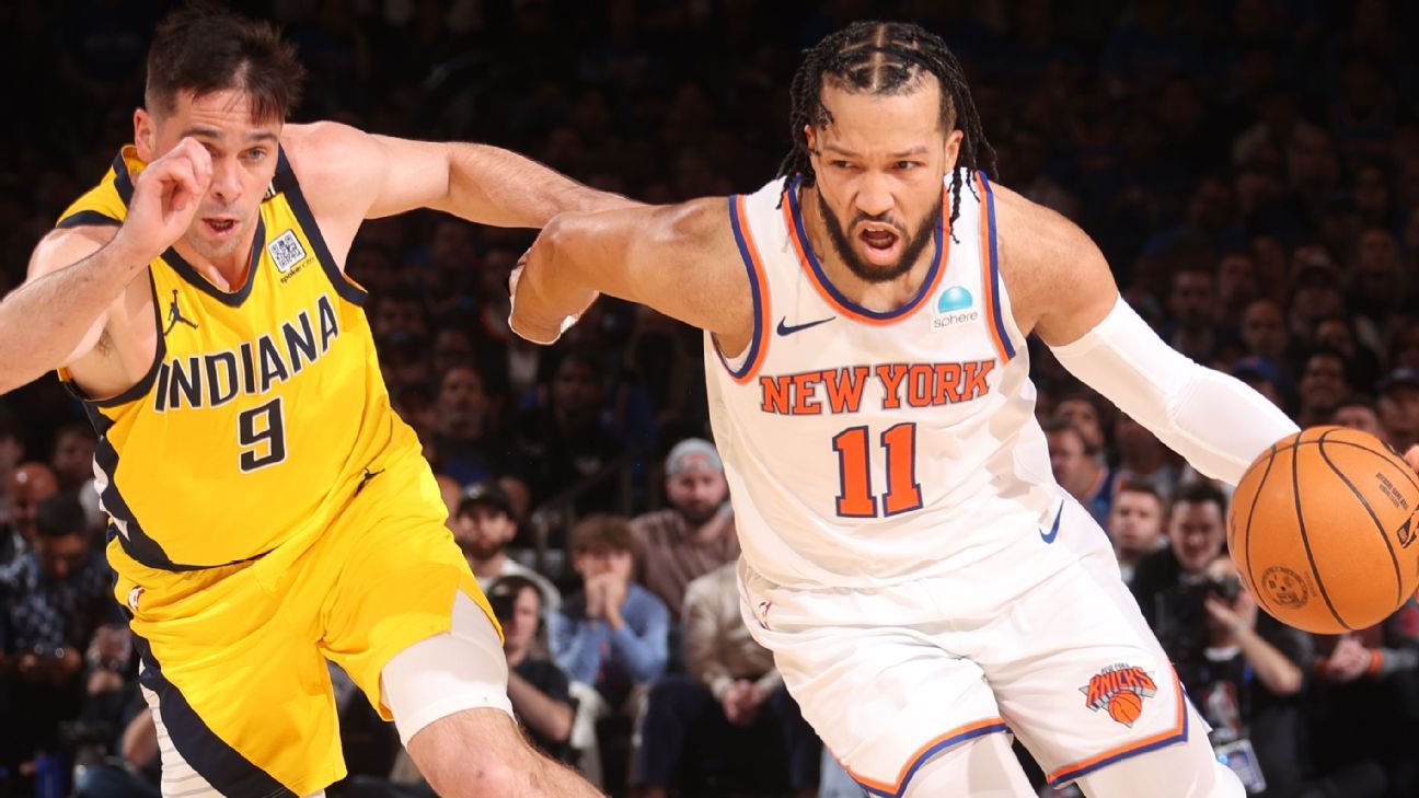 Jalen Brunson leads Knicks past Pacers in Game 1