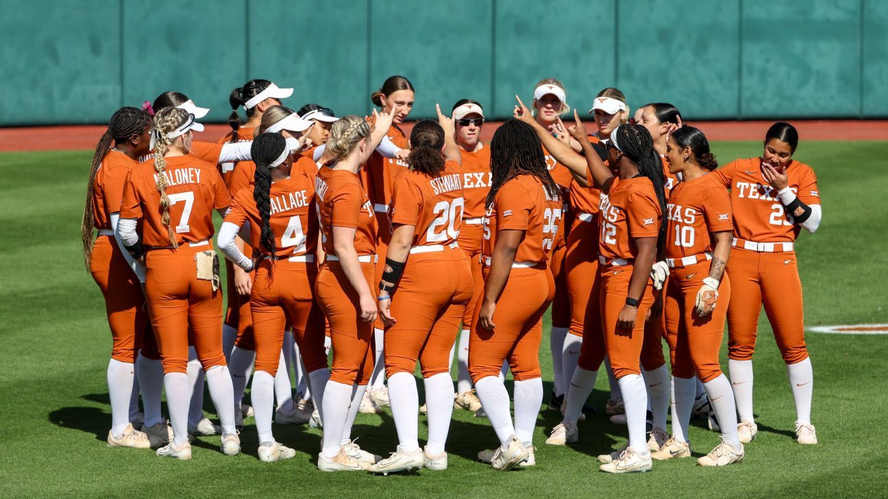 Texas Earns No. 1 Seed in NCAA Softball Tournament