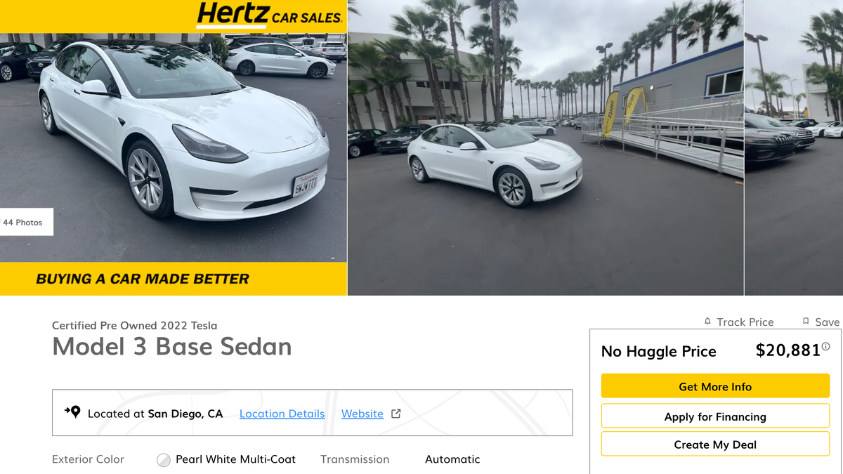 Hertz’s EV Bet on Tesla Turns into Nightmare