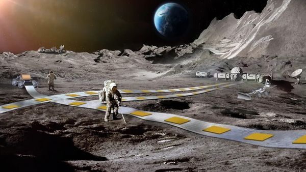 NASA Greenlights Study for Moon Levitating Robot Train