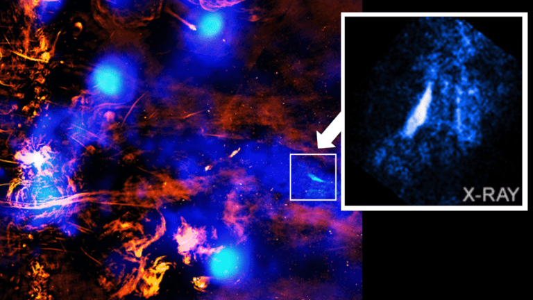 Chandra X-ray Telescope Discovers Cosmic Exhaust Vent