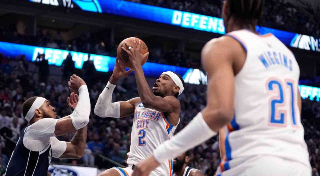 Gilgeous-Alexander leads Thunder past Mavericks in critical Game 4