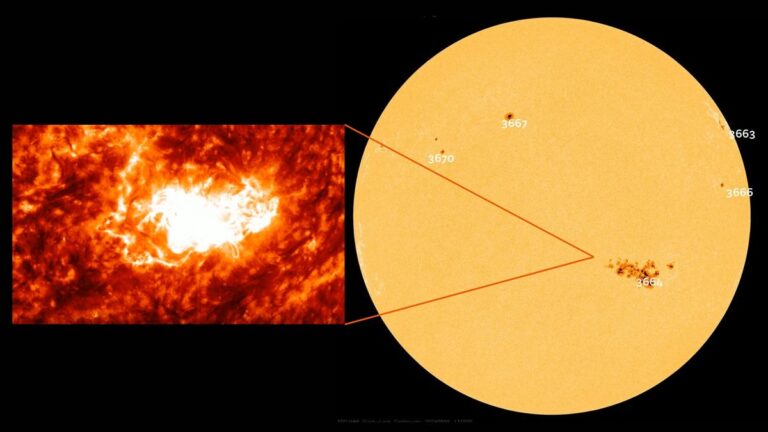 Behemoth Dark Patch on Sun’s Surface: AR3664