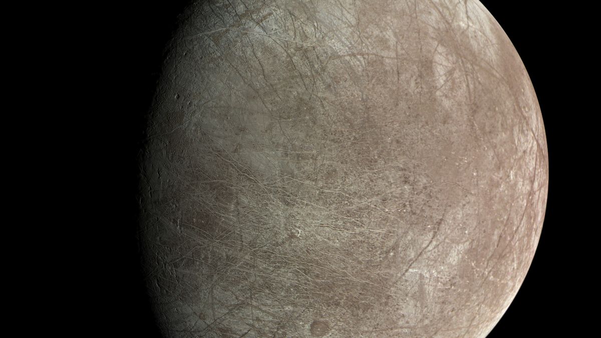 Juno’s Close Approach to Jupiter’s Moon Europa