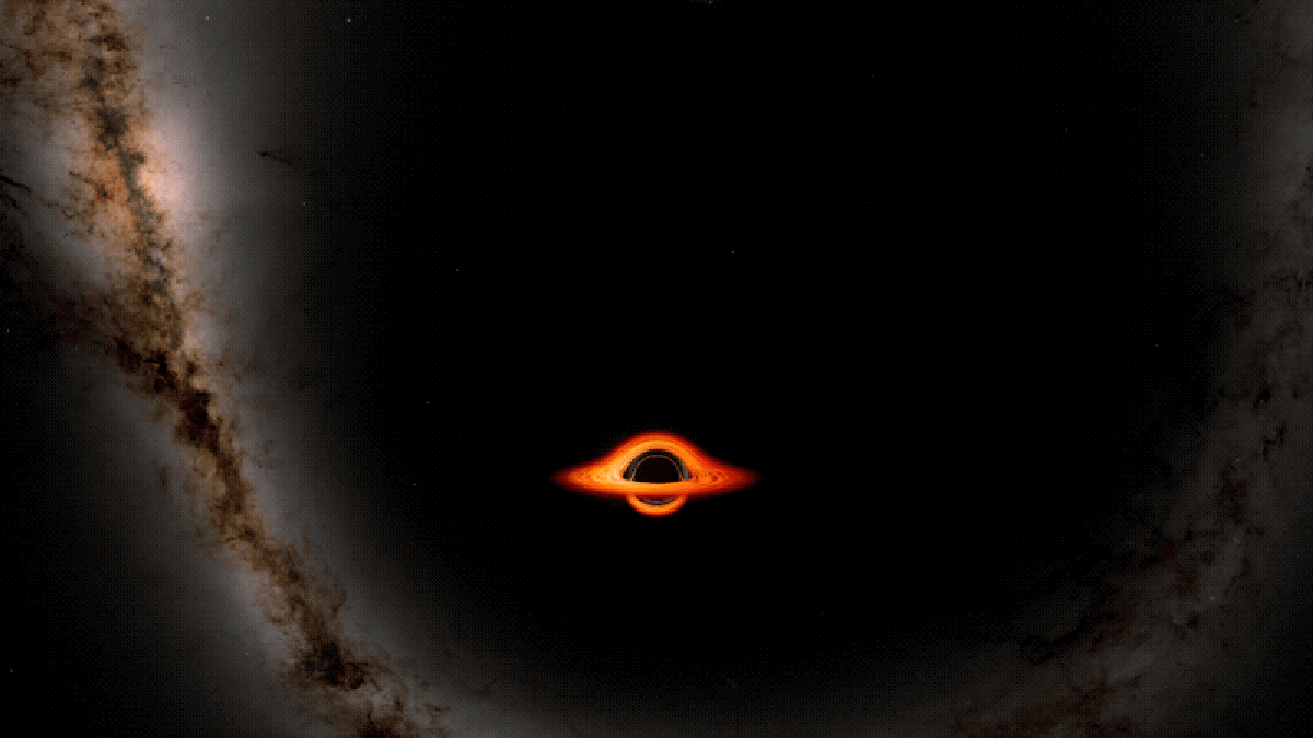 NASA Visualizes Journey Into Black Hole
