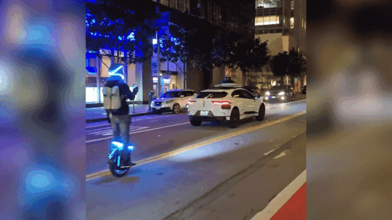 Waymo’s Robotaxi Drives in Oncoming Lane