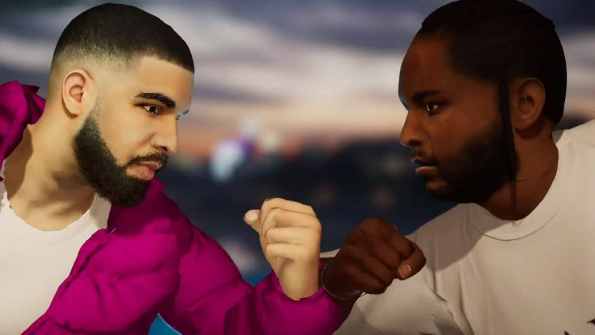 Drake vs. Kendrick Lamar Mod in Mortal Kombat