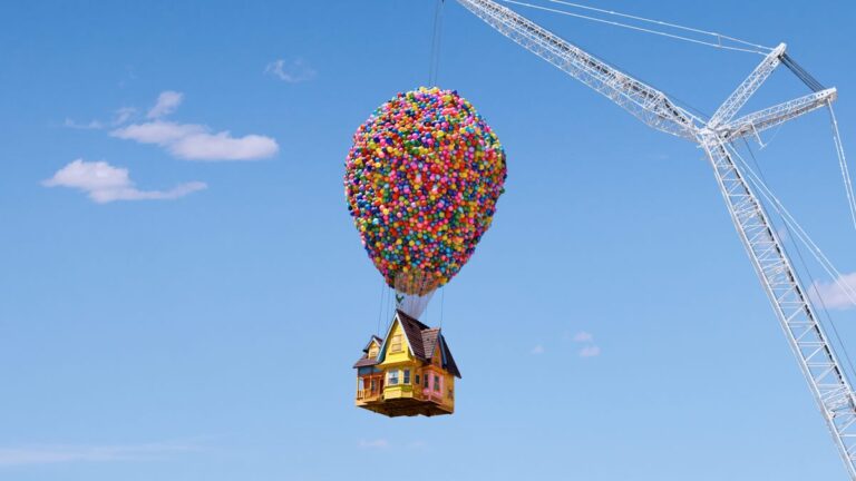 Sleep in Disney-Pixar ‘Up’ Home with 8,000 Balloons