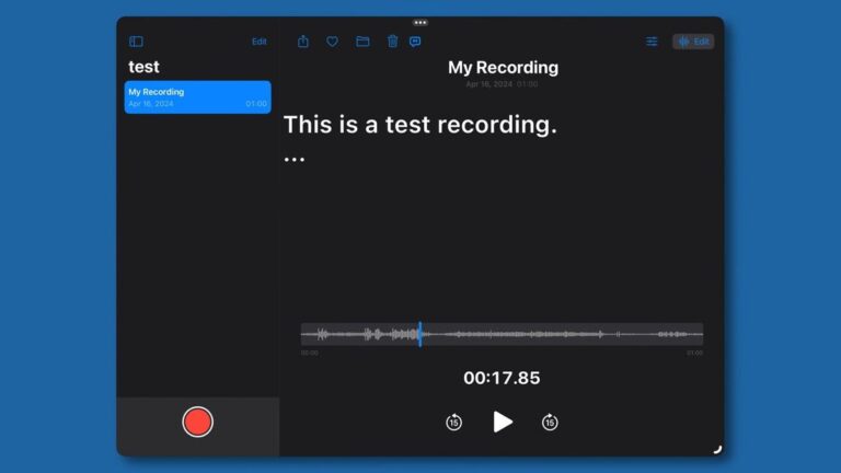 Apple to Add AI-Powered Transcription Feature in Voice Memos