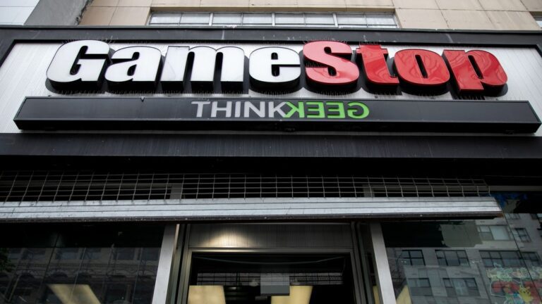 GameStop and AMC shares drop after short-lived rally