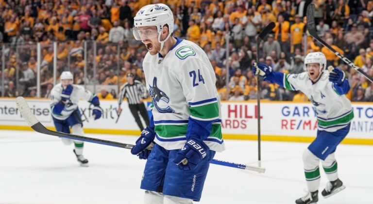 Suter Scores Series-Winning Goal for Vancouver in Playoffs