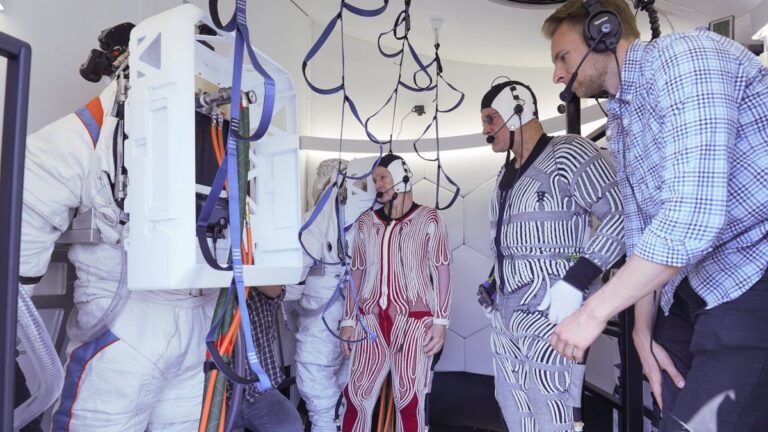 NASA Tests New Spacesuits for Moon Mission