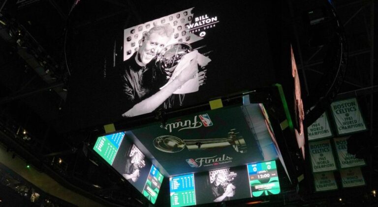 Boston Celtics Honor Bill Walton Before NBA Finals Game 1