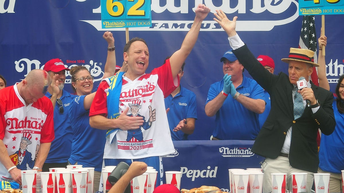 Joey Chestnut to Skip 2024 Nathan’s Hot Dog Contest