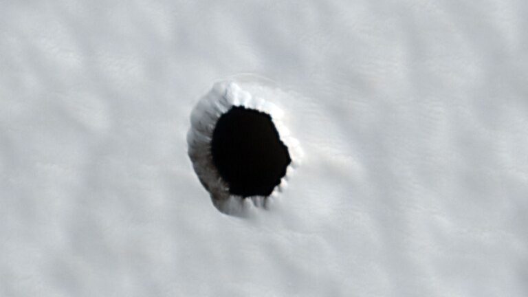 Mysterious pit on Mars could reveal underground secrets
